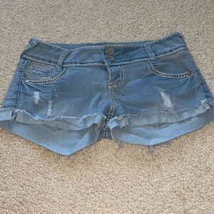 Womens Almost Famous Jean Shorts